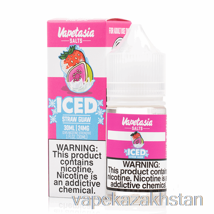 Vape Disposable ICED Straw Guaw - Vapetasia Salts - 30mL 48mg